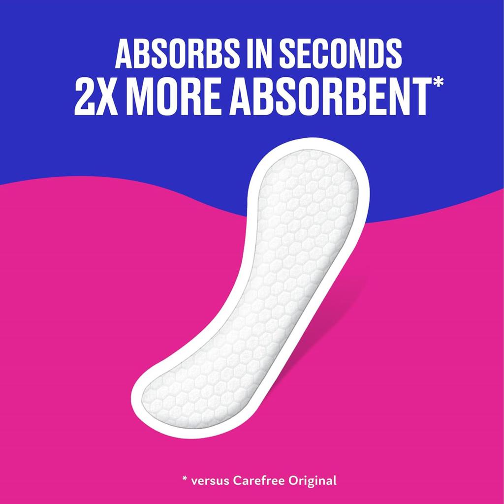 Carefree Acti-Fresh Panty Liners, Soft and Flexible Feminine Care Protection, Regular, 120 Count / 293260 dayana sifontes