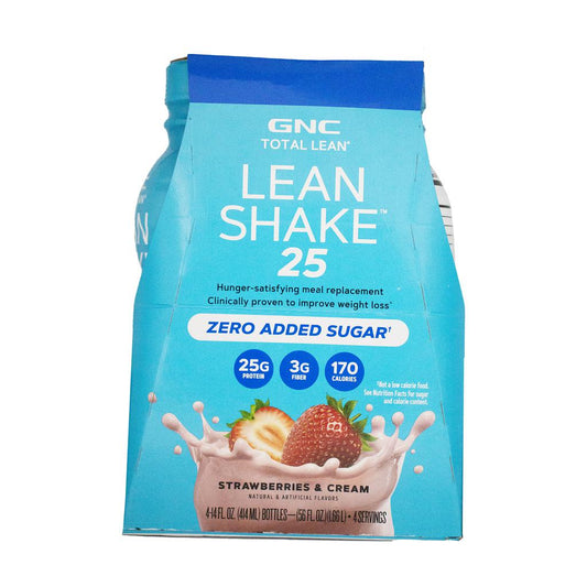 GNC Strawberry & Cream Protein Shake 4 Units / 414 mL / 14 oz -471228 ebuystt