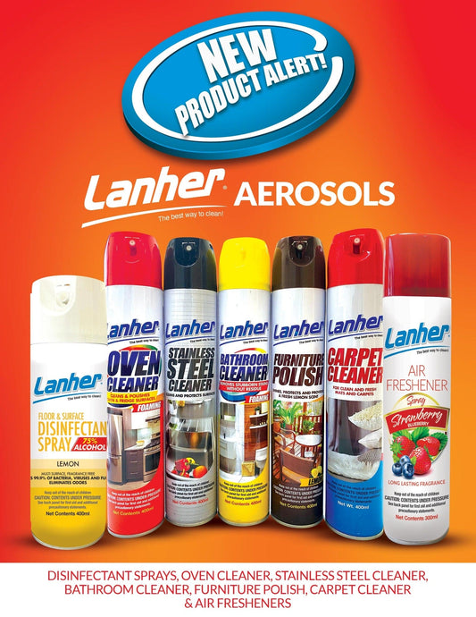 Lanher Foam Bathroom Cleaner 400ml - 7651129015906 Pie's Variety Store