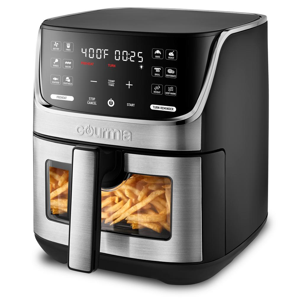 Gourmia Stainless Steel Air Fryer 6.62 L / 7 qt-487710 ebuystt