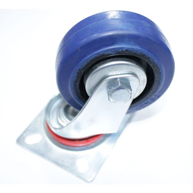 CASTORS SWIVEL RUBBER NAVY 60KG 3" SR 75MM-47930 ebuystt