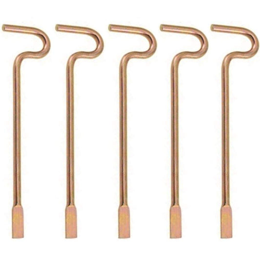Bedroom/Bathroom Door Emergency Keys Compatible with Kwikset Interior Levers and Knobs (5) Non Applicable