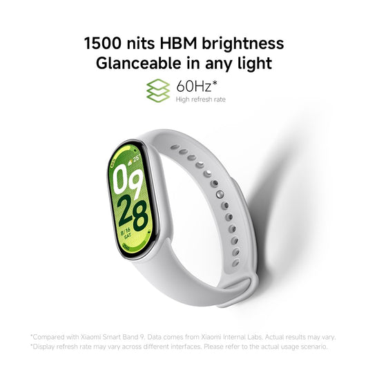 XIAOMI Mi Smart Band 10 (2025) Global Version - 1.72" AMOLED Display | 21 Days Battery Life | Touchscreen, Multi-Sport Tracker, Activity Tracker, Heart Rate Monitor | BT5.4 - (Midnight Black) XIAOMI