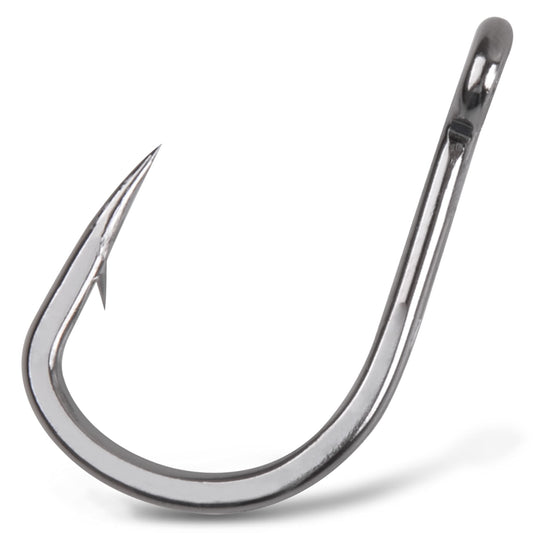 Saltwater Live Bait Fishing Hooks- 35pcs Inline Circle Hooks Catfish Bait Fish Hooks 2X Strong Stainless Steel Hooks for Big Game Fishing 1/0-12/0 SILANON