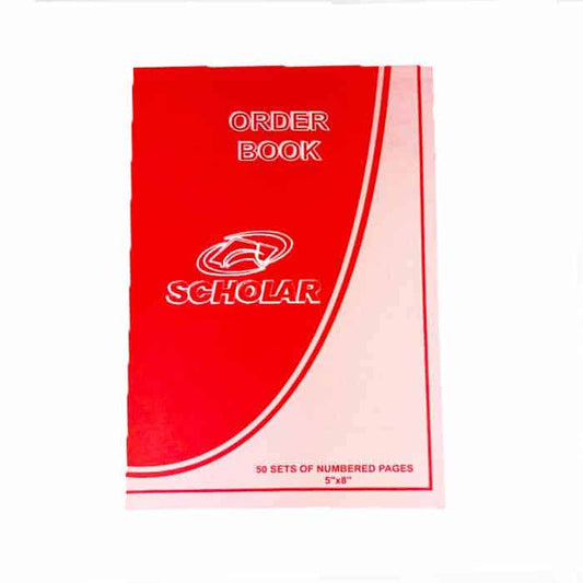 Scholar Order Book – 5 × 8 inches, 50 Pages - 70474100159 Pie's Variety Store