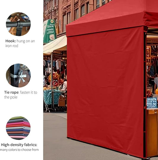 Tent Sidewalls for 10x10 Pop Up Canopy Waterproof,99% UV Protection,3 Piece Sidewalls, White(3PCS Sidewall Only, Canopy Tent NOT Included)-B0C4DVTYWL ebuystt