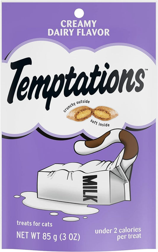WHISKAS TEMPTATIONS CREAMY DAIRY TREATS FOR CATS 85G - WTCD Pie's Variety Store