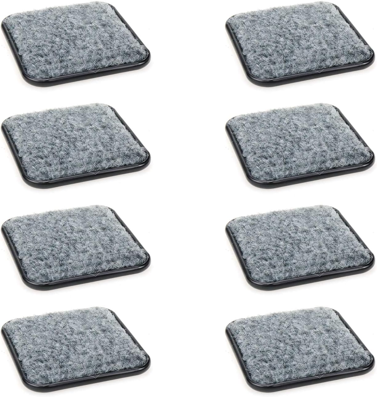 Geesatis 8 Pcs Furniture Sliders Reusable Heavy Moving Pads Sliders for Hardwood Floors, Move Your Furniture Easy, Floor Protector, Square & 3.1 X 3.1 inch-ZY11082668 ebuystt
