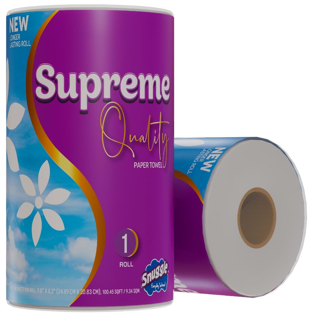 Snuggle Supreme Paper Towel 6 Units / 180 Sheets -486709 ebuystt