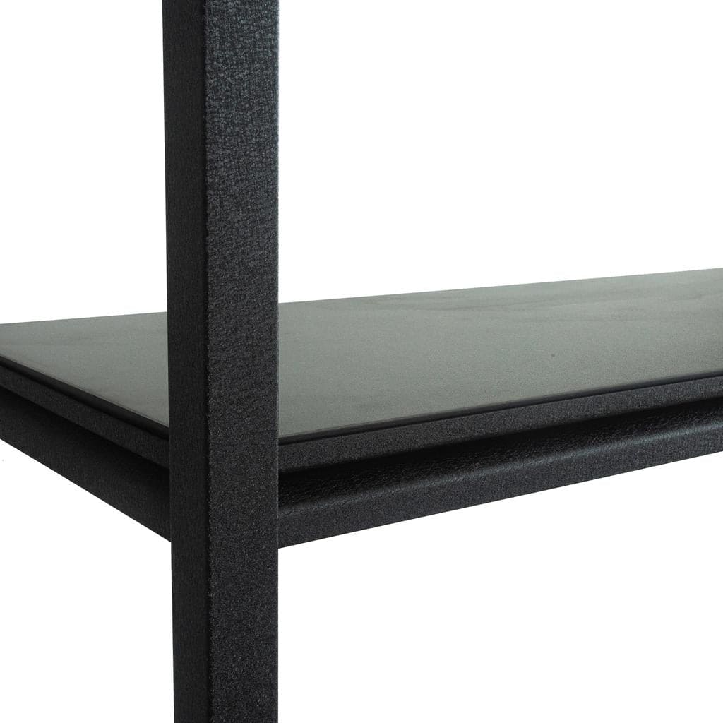 5-Level Metal Shelf featuring spaced shelves that provide ample space to store books, boxes, toys, or whatever you need- 455151 ebuystt