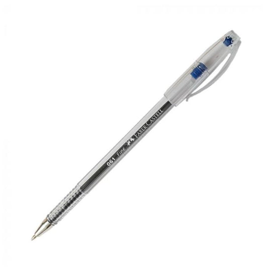 Faber Castell Pen, Blue Ink, Fine #061 - 7754111561013 Pie's Variety Store