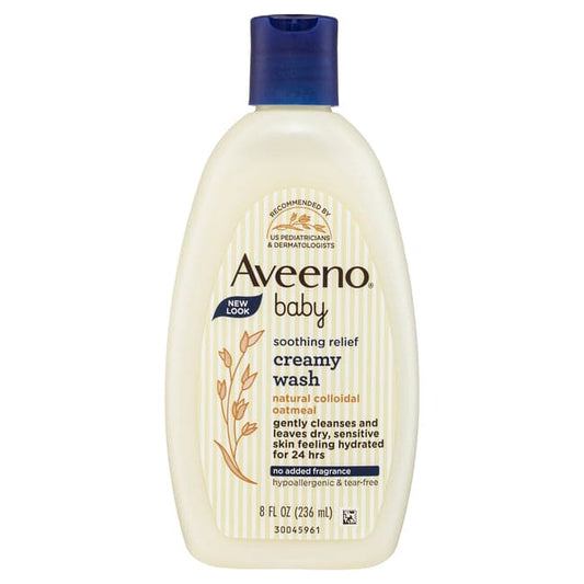 AVEENO BABY WASH CREAMY 236ML - ABWC236 Pie's Variety Store