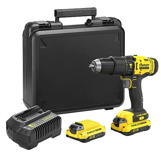 STANLEY FATMAX SCD711C2K-B1 20V 1.5Ah 13 mm Cordless Brushed Hammer Drill Machine With 2x1.5Ah Li-ion Batteries & 1pc ChargerSCD711C2K-B3 Argos Distributors