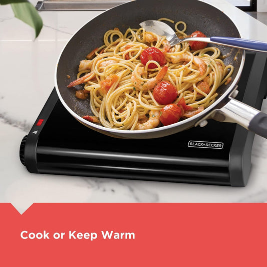 BLACK & DECKER SB1001B ELECTRIC SINGLE BURNER - BNDCJ651 Pie's Variety Store