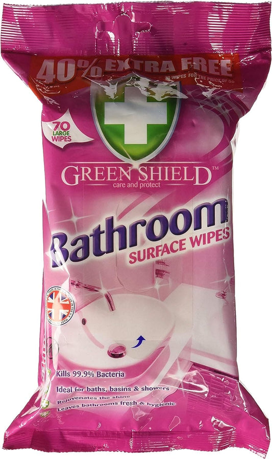 GREEN SHIELD WIPES BATHROOM SURFACE 40% - GSWBS40 Pie's Variety Store