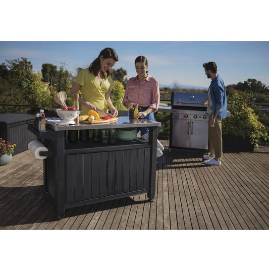Keter Outdoor Side Table for cooking and serving - 463661 ebuystt