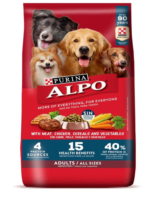 ALPO MEAT WITH VEGETABLES ADULT DRY DOG FOOD 4LB - AMWVA Pie's Variety Store