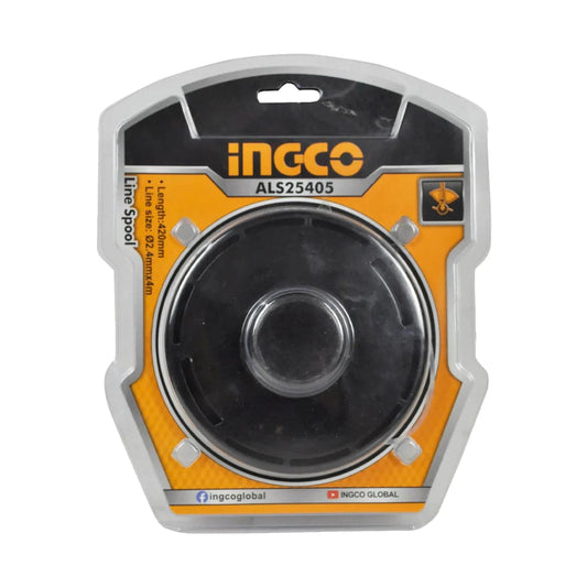Ingco Grass Trimmer 4M Line Spool For All Chinese Brush Cutters Completed With Bump Head-ALS25405 ebuystt