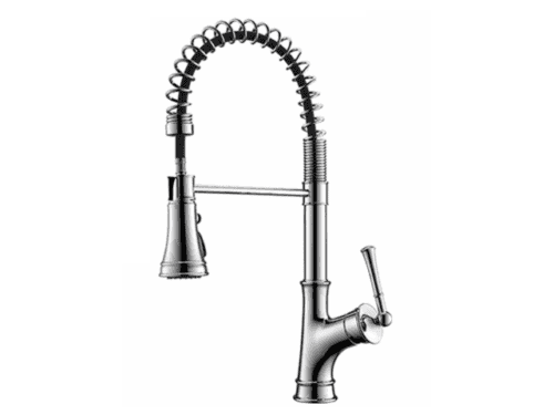 Aquarius Chrome Plated Single Handle Pull-down Kitchen Faucet - K138-CP MEGA