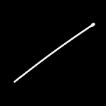 Angle stop rod Polytube 20 inches Valve Rod. Suitable For Most Angle Valve. For Regulating The Flow Of A Fluid In A Pipe To Meet Your Plumbing Requirements-EZF049 ebuystt