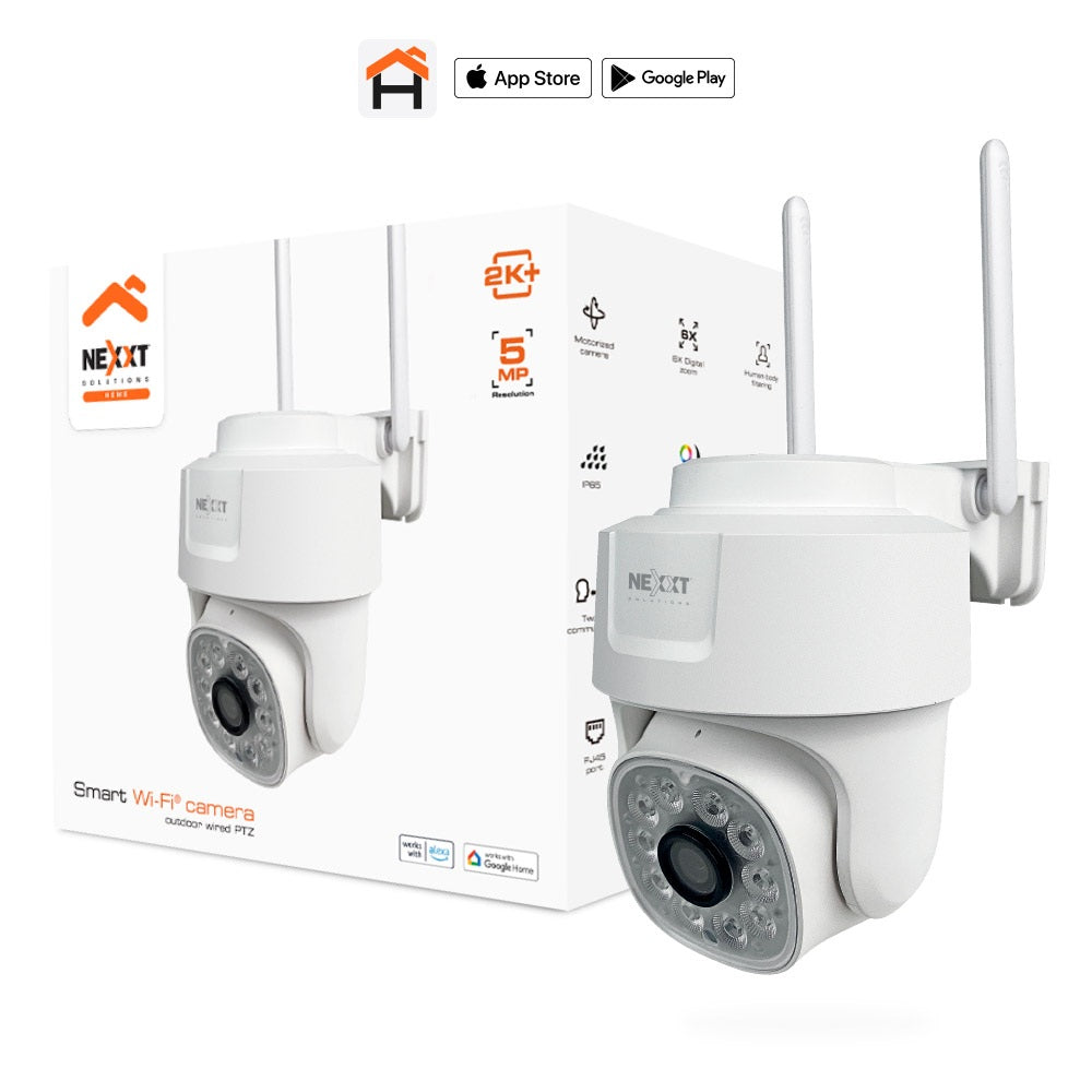 Nexxt Home Smart Wi-Fi Camera – Outdoor Wired PTZ - NHC-OP10 ebuystt
