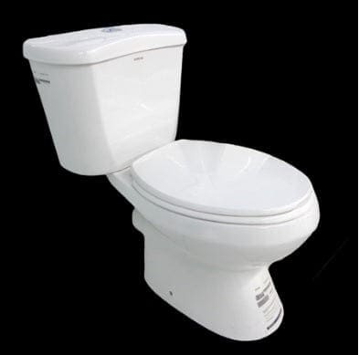 Arrow Toilet Set Pearl Ivory"P" Trap, - CHAR123 Mega