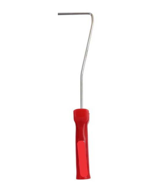 Pro Tech 4 inch Mini Paint Roller Frame Compatible with All Mini Paint Rollers - 16 inch long, Universal 6mm Diameter Chrome Push Fit Bar with Trade Quality Handle-COHW015 Mega