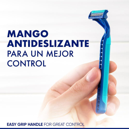Gillette Disposable Razors 52 Units Gillette Sensor2 Plus Men's Disposable Razor features a chrome coating, for long-lasting blades-17257 Hannah's Variety Store