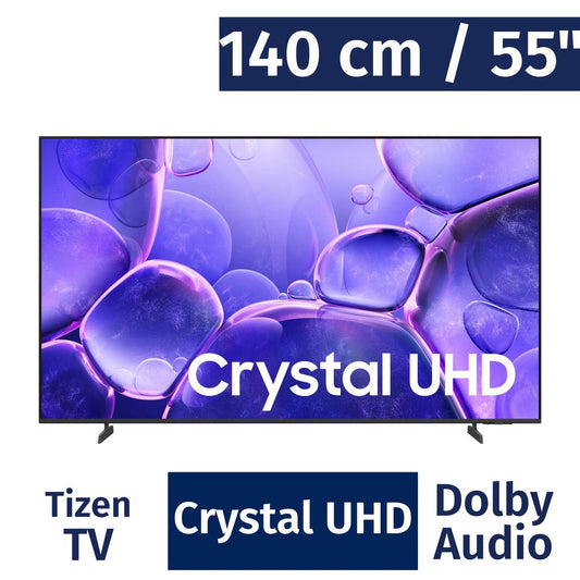 Samsung 140 cm / 55" Smart Tizen 4K Crystal UHD TV UN55U8000FFXZA-495050 ebuystt