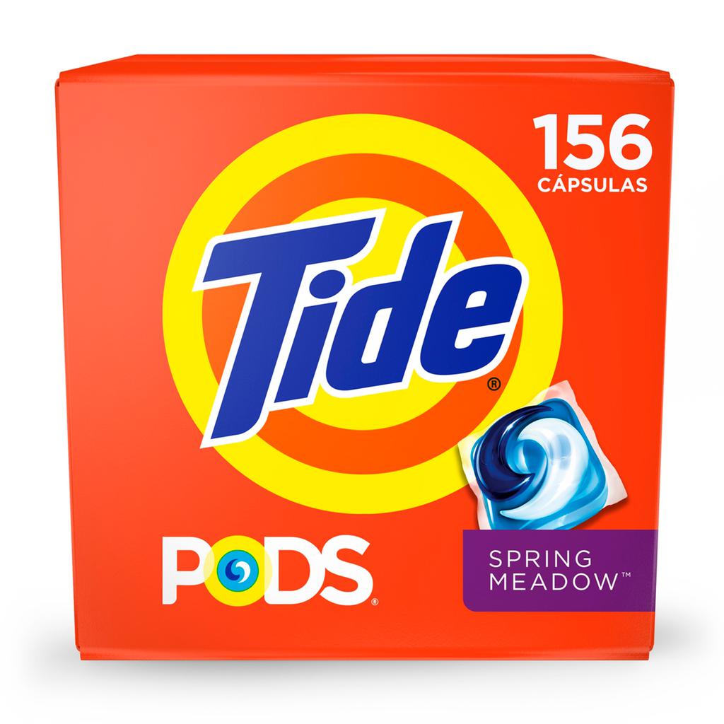 Tide Laundry Detergent Pods Spring Meadow 156 Pods / 3.7 kg / 126 oz-505935 EBUYSTT
