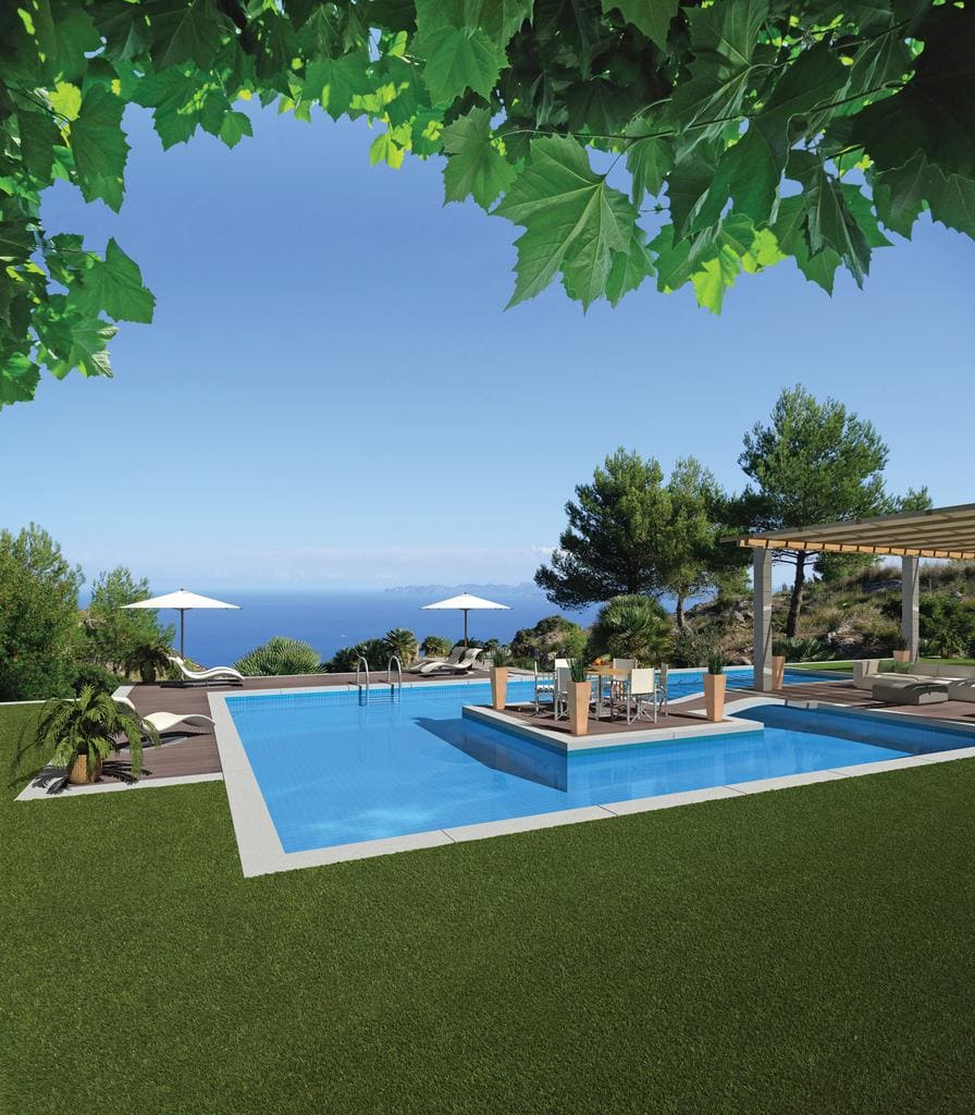 Creative Surfaces Artificial Grass Roll. Add a different touch to your yard or put some color where there isn't any with this artificial turf roll from Creative Surfaces with Tuscan green color. -397932 EBUYSTT