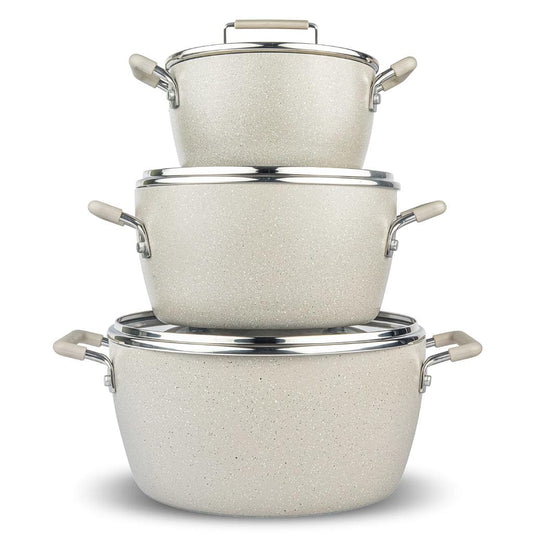 Granitestone Pot Set 3 Pieces- 489505 ebuystt
