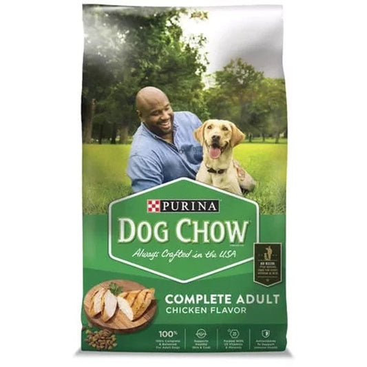 Purina Dog Chow Complete Adult Chicken Flavor 55lbs - 7501072208378 Pie's Variety Store