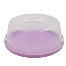 Plastic Cake Carrier Clear Dome Round Birthday Cake Holder Cake Packing Case Food Cover with Handle for Pie Cupcake - 71804 Pie's Variety Store