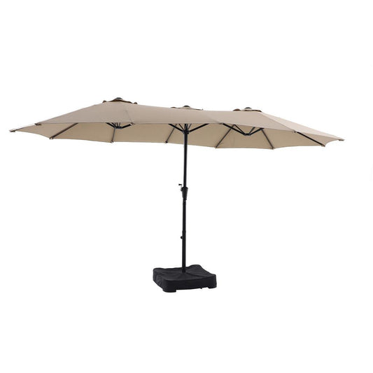 Yotrio Group Umbrella with Triple Ventilation with Metal Structure and Textile Base 103.15 IN x 174.41 IN x 94.09 IN-495923 ebuystt