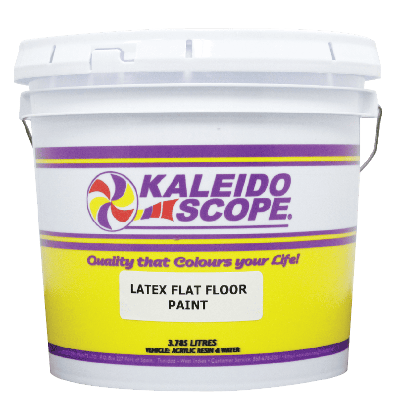 KALEIDOSCOPE Latex Flat Floor Paint Tile Red - 3.785 Liters - D208-STD MEGA