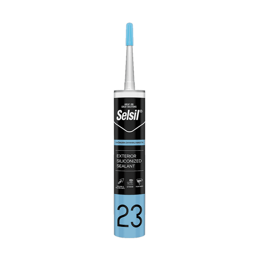 SELSIL 23 PRO EXTERIOR SILICO SEALANT 485G WHITE-404420 Mega