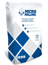 Micro Milling Regular Thin set mortar is a blend of Portland cement sand and special additives for the installation of ceramic tiles on concrete substrates. MEGA