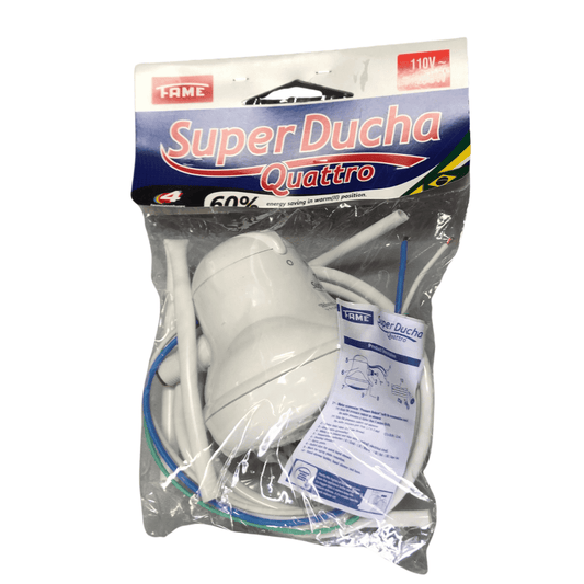 Fame Super Ducha Quattro 4T Instant Shower Head Water Heater is an economical option for those who do not fancy bathing in cold water but don’t want to break the bank. So go for something economical & affordable that can heat water instantly - PAC 069062 Mega