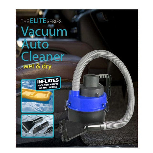 The Elite Series Vacuum Auto Cleaner Wet & Dry 3 Attachment Head , Ideal for Car Interiors, Workshop, Camping Tents, Boat Interiors- 10002404 MEGA
