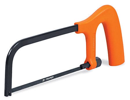 Truper Hacksaw Frame 6 inches, Junior, Hacksaw for Cutting Wood, PVC Pipes, Steel Pipes, Carpentry, Woodworking, Ideal for indoor DIY work etc. Truper 10210 mega