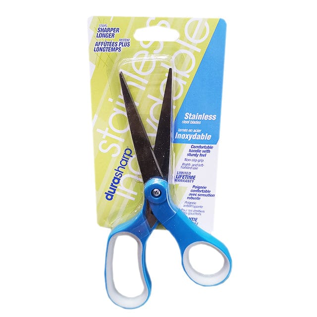 Durasharp 8” Softgrip, Stainless Steel, Scissors, Multipurpose, Home or Office - 801001 MEGA