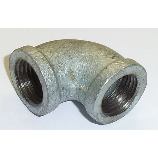 Galvanized Banded Elbow Fitting, 90 Degree, Various Sizes Available MEGA