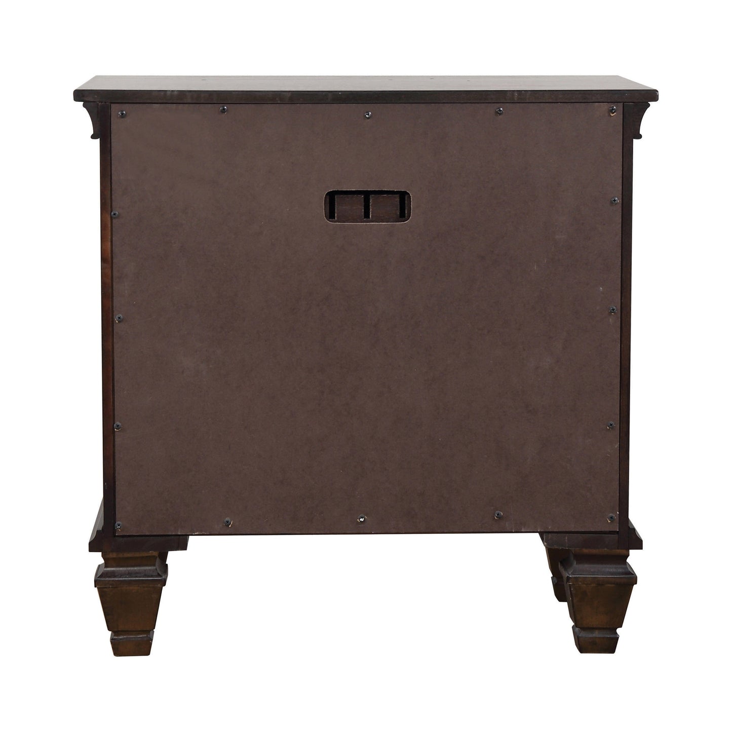 2-Drawer Nightstand With Pull Out Tray Burnished Oak - 200972 A-Z Store Nadia