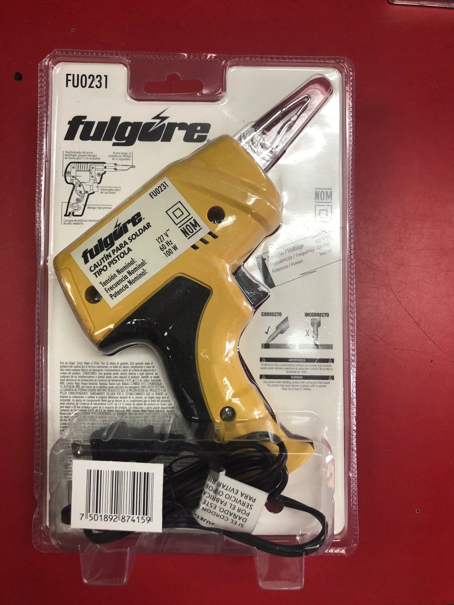 Fulgore 100 Watts Lightweight Soldering Gun - FU0231 Mega