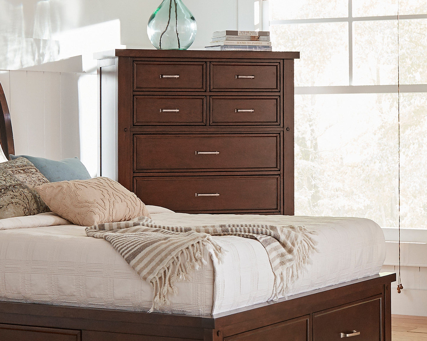 Barstow 8-Drawer Rectangular Chest Pinot Noir Collection: Barstow SKU: 206435 coastmega