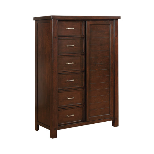 Barstow 8-Drawer Door Chest Pinot Noir Collection: Barstow SKU: 206436 coastmega