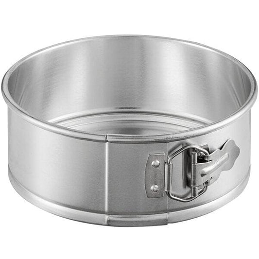 Royal Industries 8 inch x 3 inch Natural Finish Aluminum Springform Cake Pan Try this 8 inch x 3 inch aluminum springform pan for cheesecakes, battercakes, and other specialty items -ROY SFP 0803 Hannah's Variety Store
