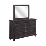 Atascadero Rectangular Mirror Weathered Carbon Collection: Add This Rustic Dresser Mirror To Your Bedroom For A Bold Accent. A Perfect Match For The Dresser From This Same Collection, The Dresser Mirror Easily Attaches For A Seamless Look. SKU: 222884 coastmega