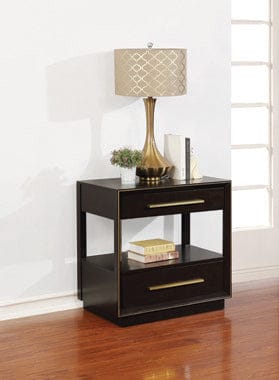 Durango 2-Drawer Nightstand Smoked Peppercorn Collection: Durango SKU: 223262 coastmega